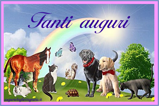 Biglietti Di Compleanno Gratis Auguri Di Compleanno Con Gli Animali Frasi Per Compleanno