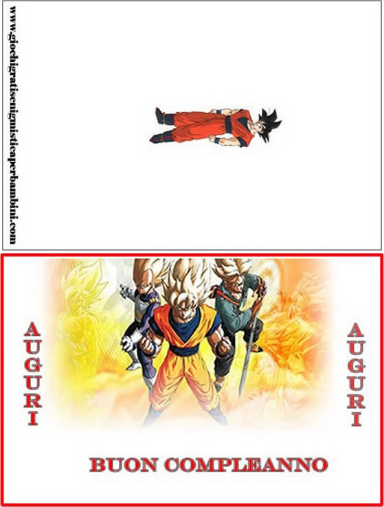 Biglietti Di Auguri Di Compleanno Di Dragonball