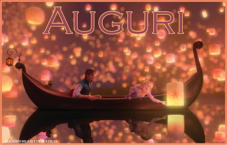 Biglietti Di Auguri Di Compleanno Di Rapunzel E Le Lanterne