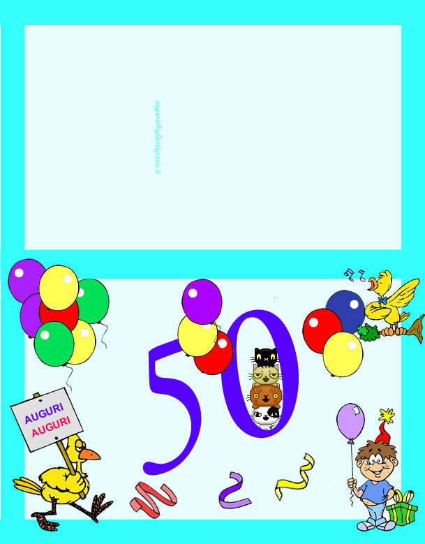 Auguri Di Compleanno Con Scritto 50