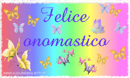 Auguri Di Buon Onomastico