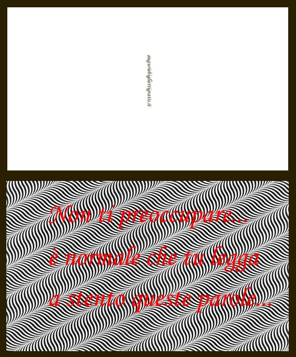biglietti di auguri di compleanno con effetto ottico