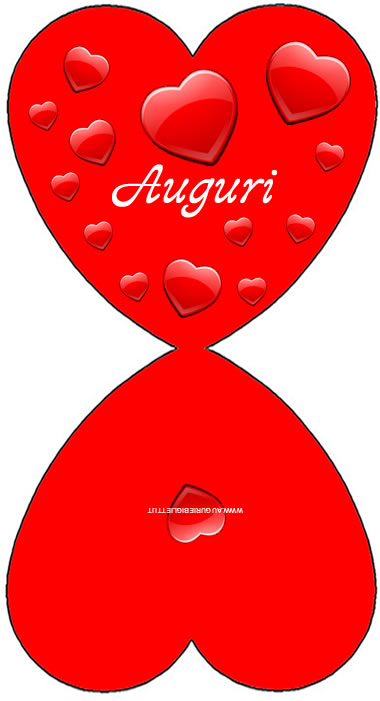 auguri per la mamma con cuore rosso