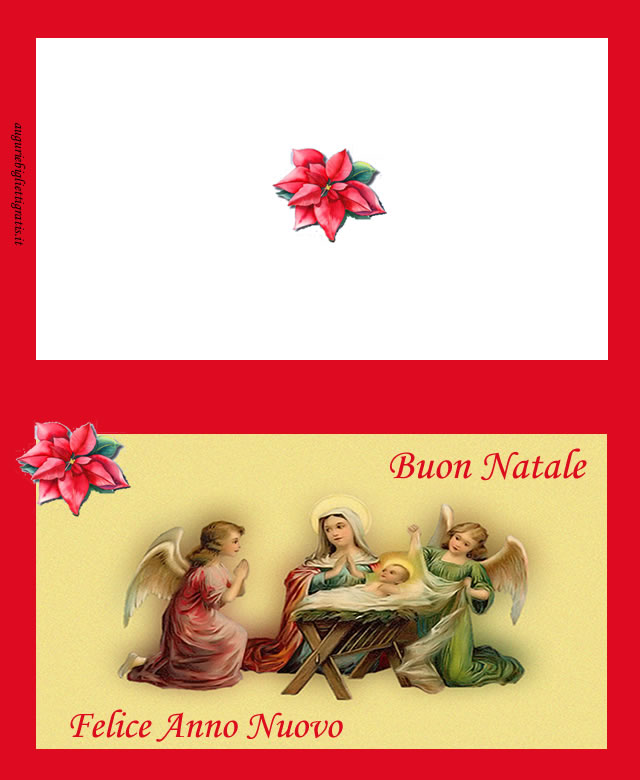 biglietti di auguri di natale e buon anno