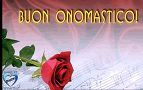 auguri onomastico con fiori