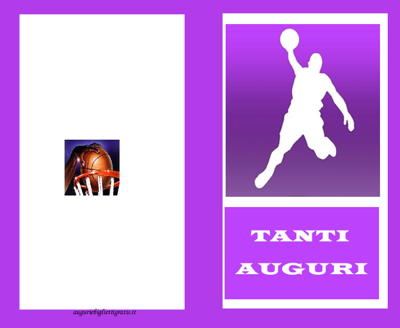 auguri di compleanno basket