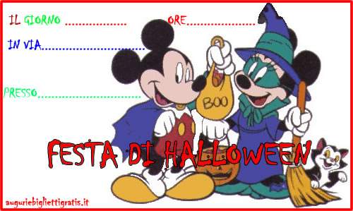 inviti festa di halloween