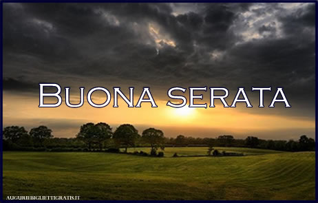 cartoline buona sera