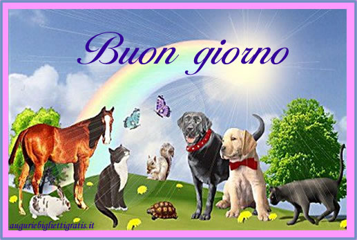 biglietto con scritto buongiorno