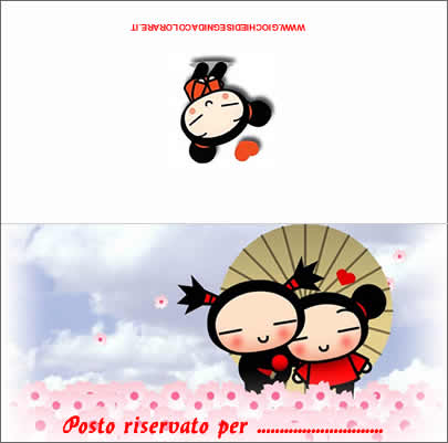 segnaposto pucca