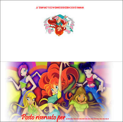 segnaposto winx