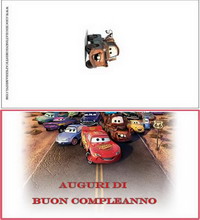 biglietti auguri cars