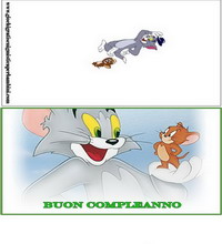 biglietti auguri tom jerry