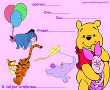 inviti winnie the pooh