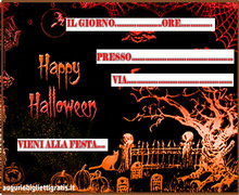 inviti halloween