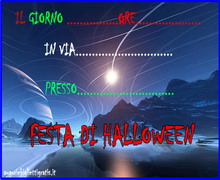 inviti festa di halloween