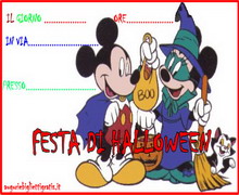 inviti festa di halloween