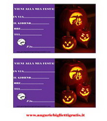 inviti di festa halloween