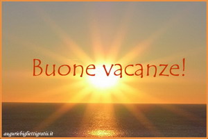 cartolina buone vacanze